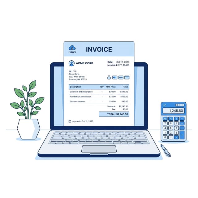 Invoice illustration